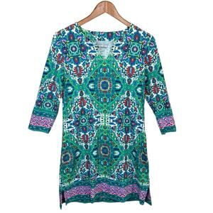 COOLIBAR DAYBREAK SWING TOP DRESS   Excellent UV Protection Multicolor Size  S